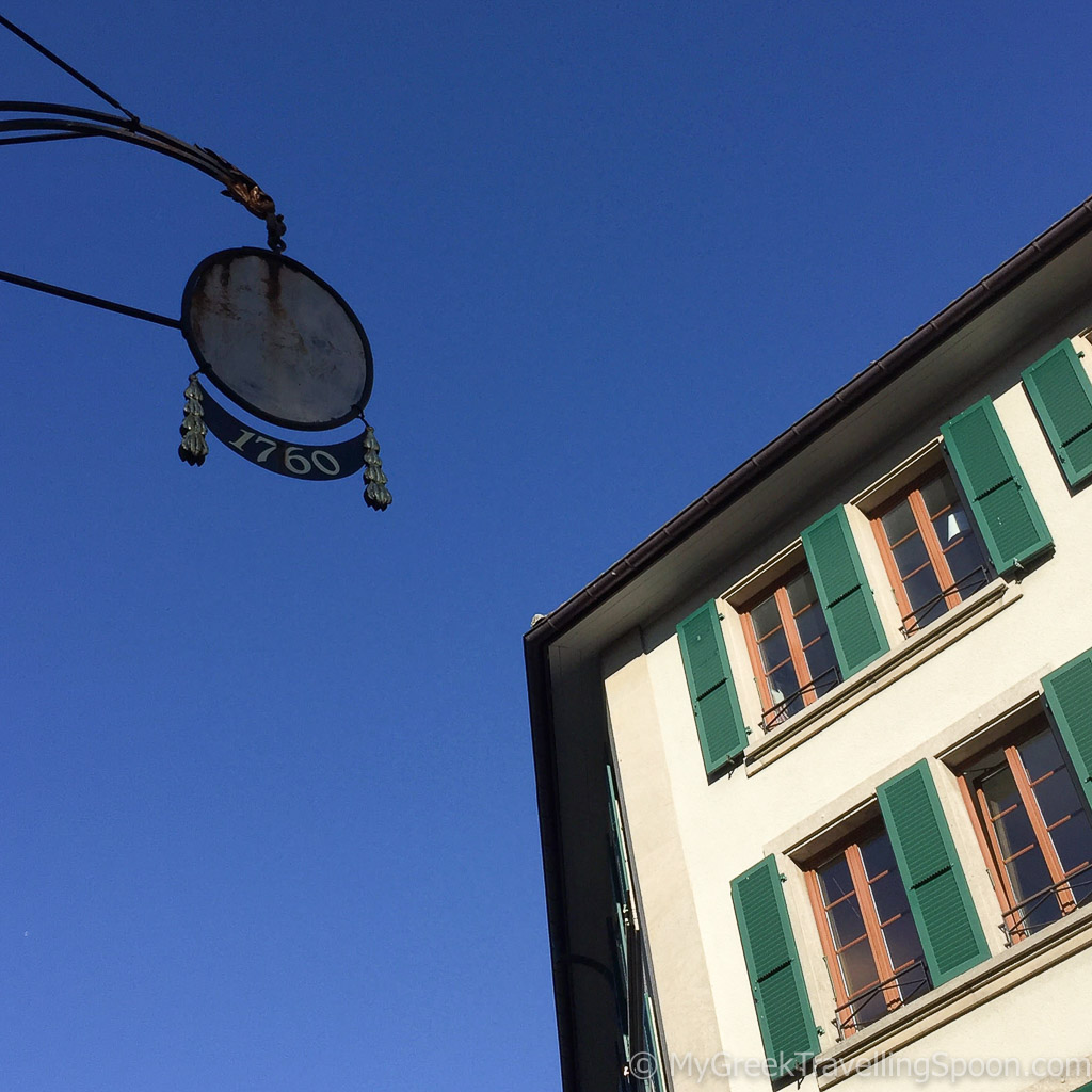 While walking around always remember to look up - especially when the sky is blue.