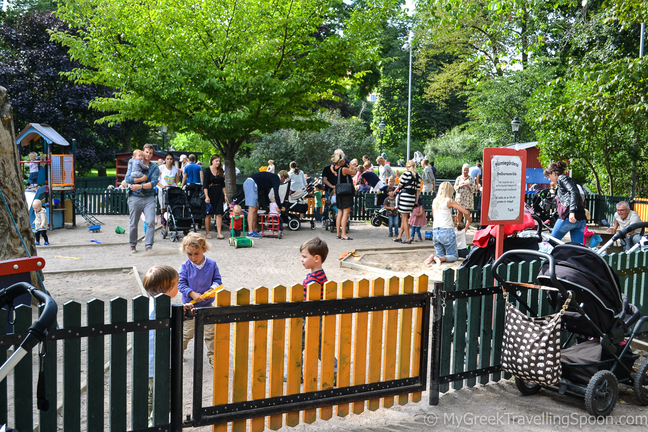Playgrounds are a hotspot in Stockholm.