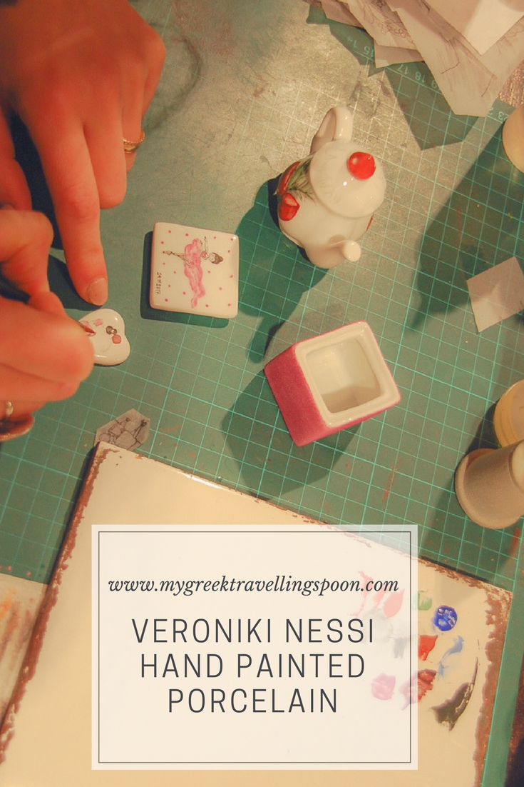 Veroniki Nessi – an artist lovingly painting on porcelain