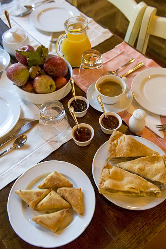 The Greek breakfast in Amanita guesthouse is simply superb.