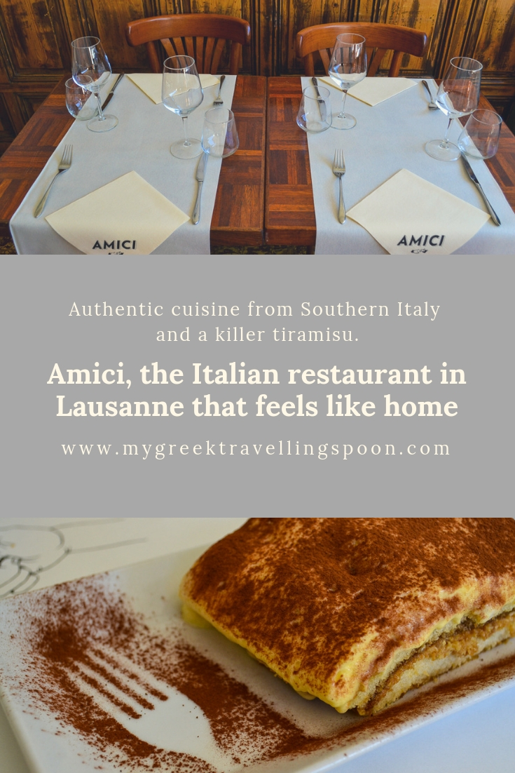 Amici, the Italian restaurant in Lausanne that feels like home