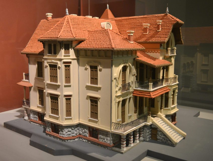 The impressive building of “Casa Bianca” - miniature.