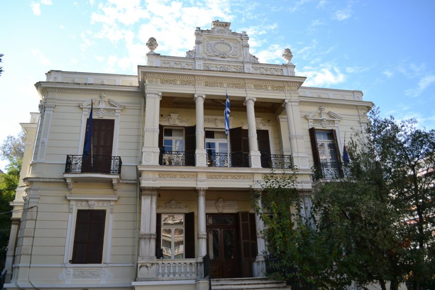 Villa Mordoch, a listed building designed by the architect Xenophon Paionidis.
