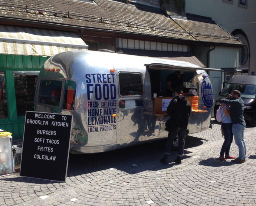 Street food is becoming popular in Switzerland.