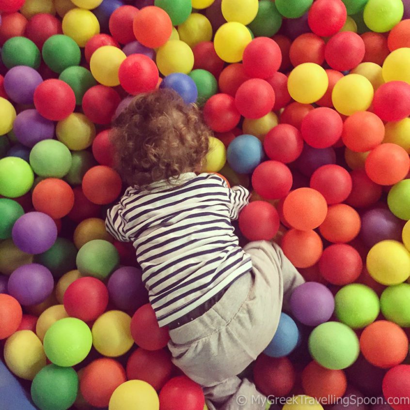 Kids’ area in Madrid airport is just fabulous.