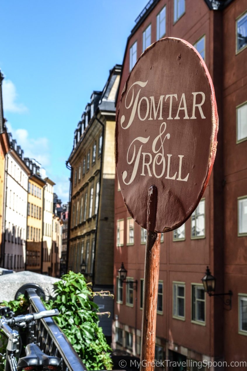 Strolling around Gamla Stan.