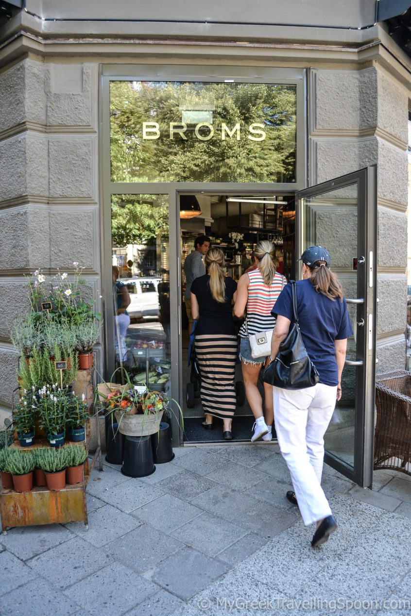 Broms in Ostermalm is a lovely bistro-bakery-delicatessen.