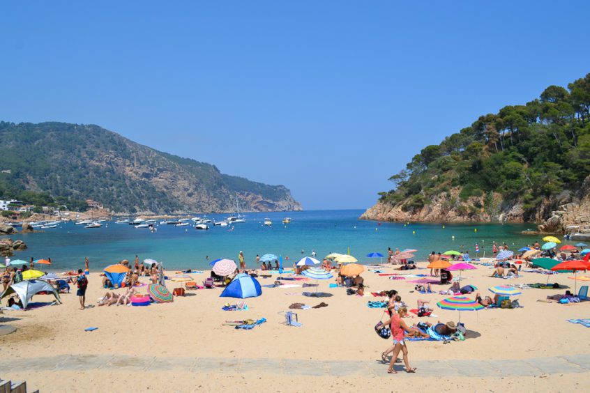Six places to visit in Spain’s Costa Brava with a baby - Cala Aiguablava