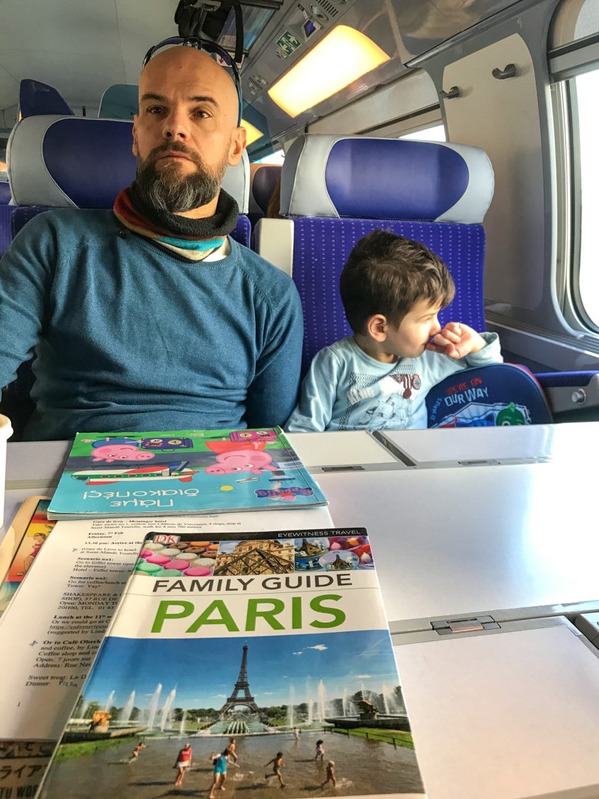 Paris with a toddler in winter