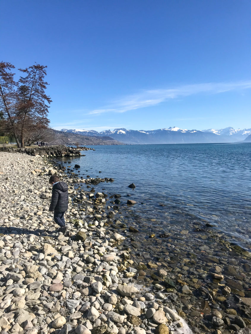Ouchy, lake, Lac Leman, Lausanne