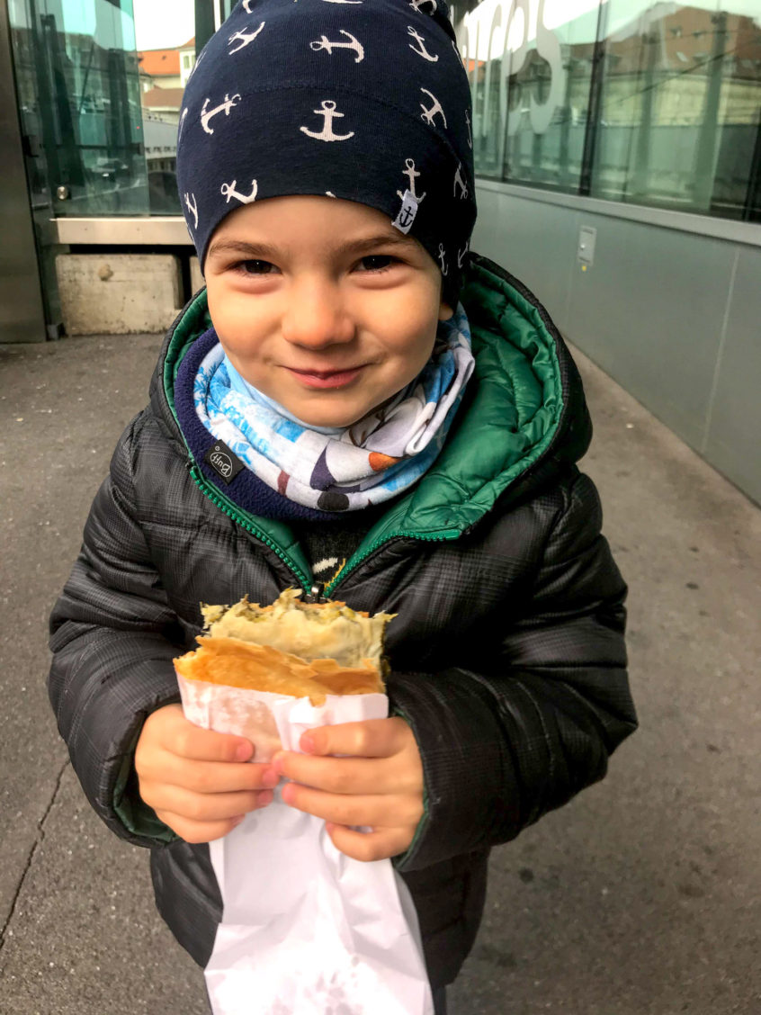 Saturday market, Lausanne, pitta, Greek food