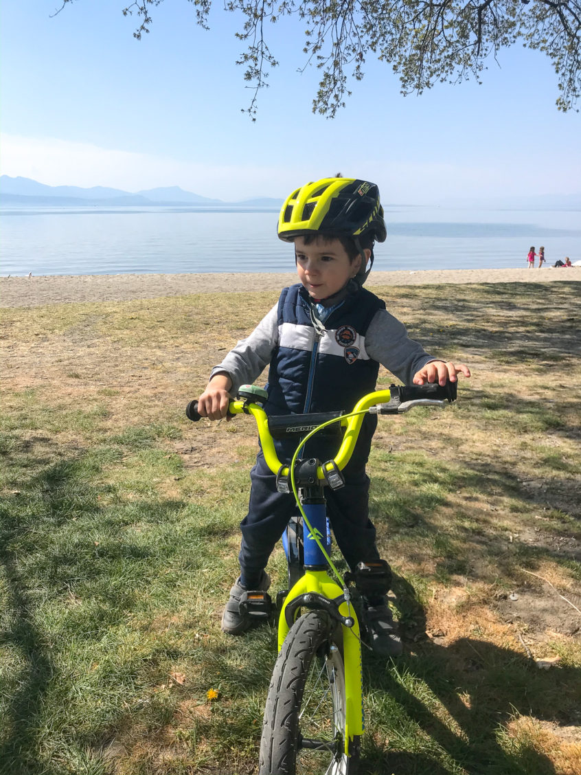 Bike by the lake, Vidy, Lausanne