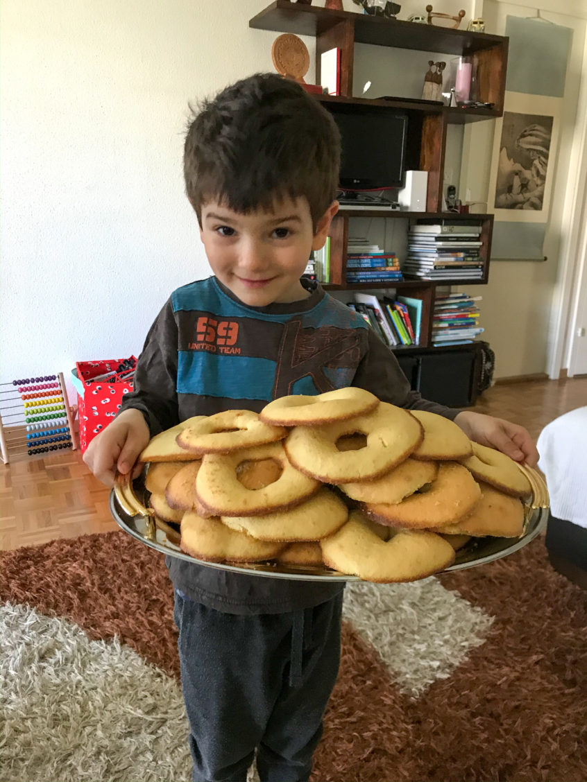 Traditional Easter cookies from Ioannina, Greece