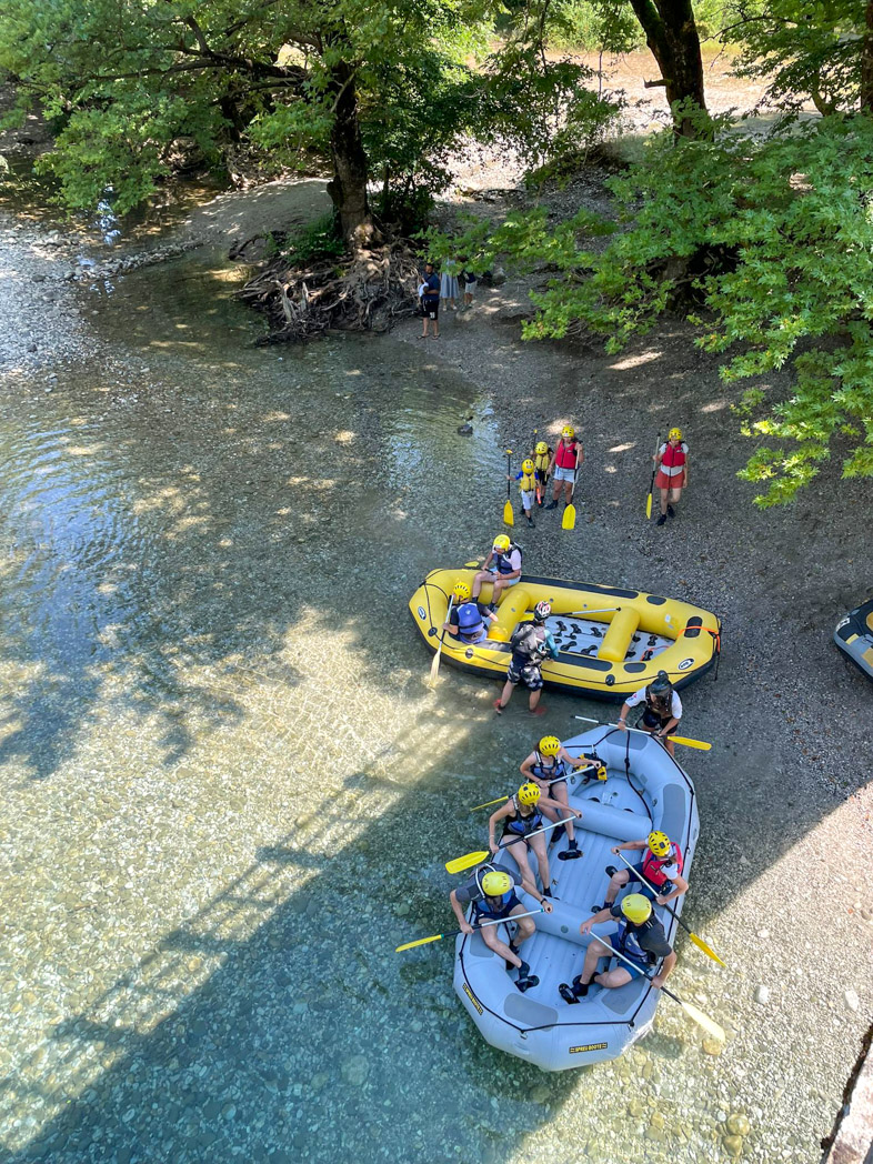 Family-friendly Rafting in Voidomatis River | Rania Margari